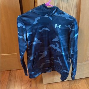 Under Armour Kids Blue Camo Hoodie